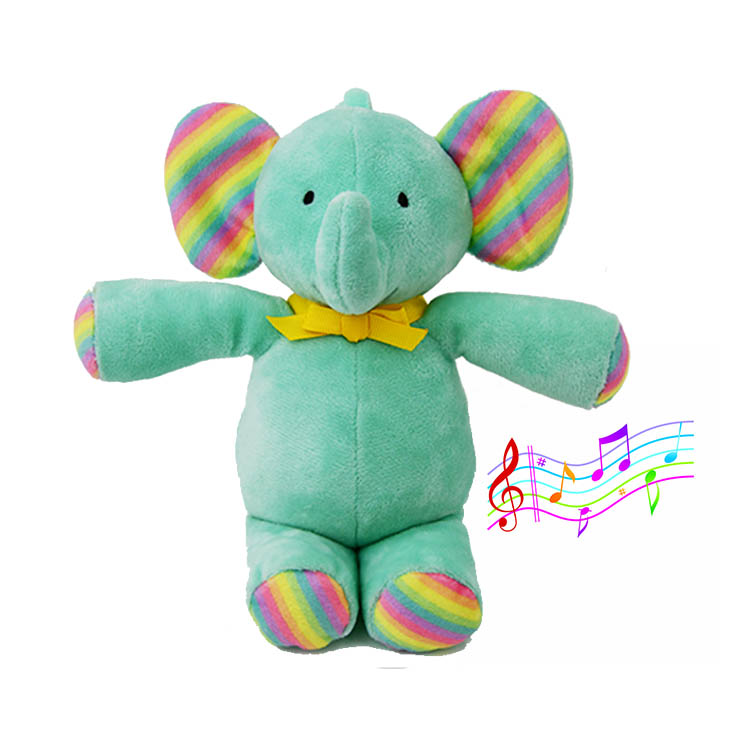 toy musical instrument adorable baby plush and stuffed toys elephant Pull string Musical Activity Toy